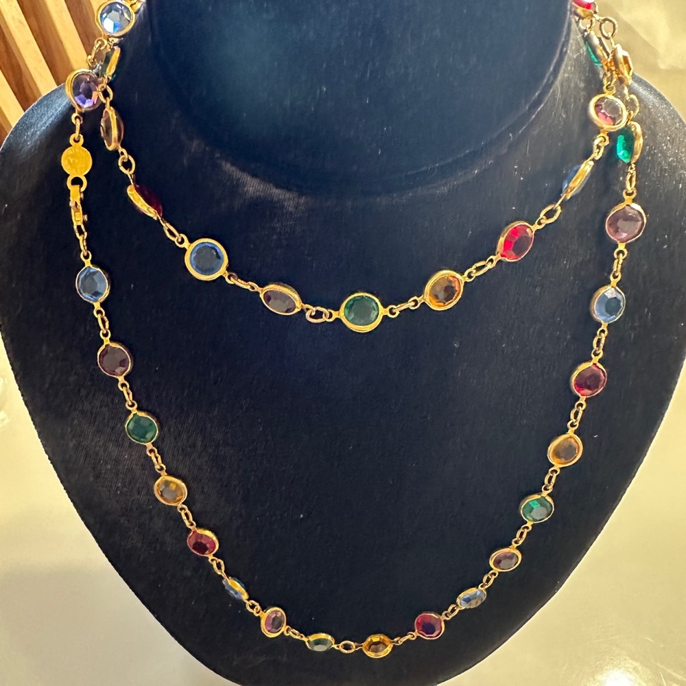 Colorful Austrian Crystal Necklace